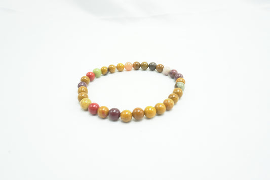 BRACELET JASPE MOKAITE 6MM