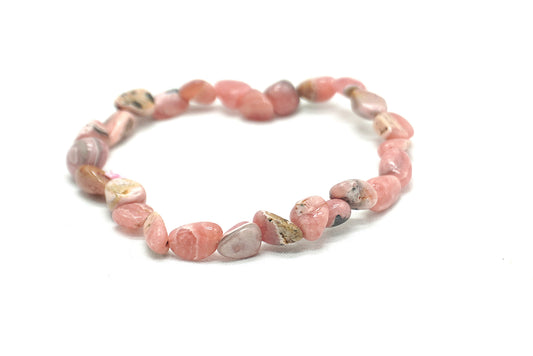 BRACELET PIERRES ROULEES RHODOCHROSITE