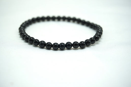 BRACELET TOURMALINE NOIRE 4MM