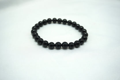 BRACELET TOURMALINE NOIRE 8MM (grande taille)