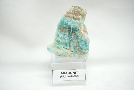 BRUT ARAGONITE BLEUE SUR SOCLE