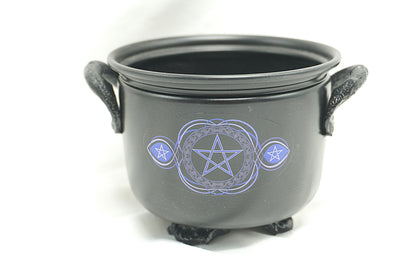 CHAUDRON AVEC PENTACLE BLEU