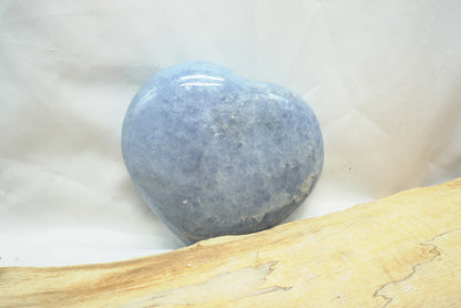 COEUR CALCITE BLEUE (554 grammes)