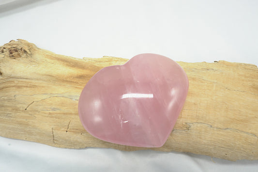 COEUR QUARTZ ROSE (239 grammes)