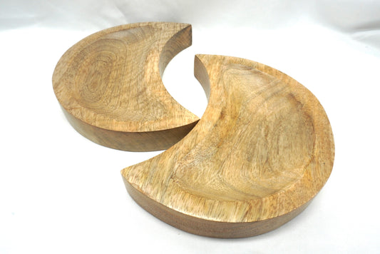 COUPELLE CROISSANT DE LUNE BOIS DE MANGUIER