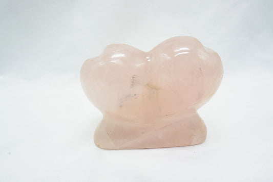 DOUBLE COEUR QUARTZ ROSE (267 grammes)