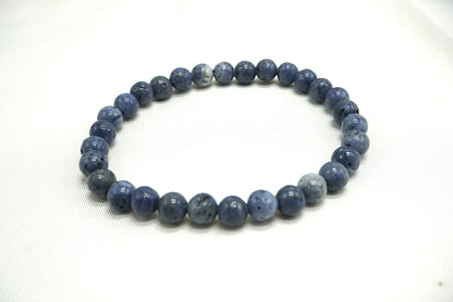 BRACELET CORAIL BLEU 6MM