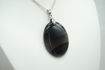 PENDENTIF OBSIDIENNE D'ARMENIE