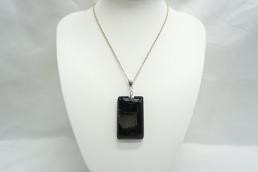 PENDENTIF ONYX CRISTALLISE (Ref 2)