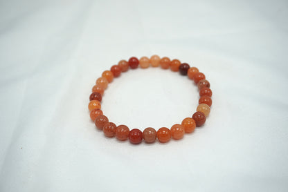 BRACELET AVENTURINE ORANGE 6MM