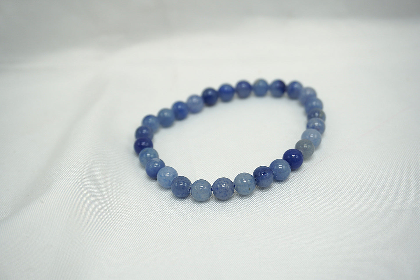 BRACELET AVENTURINE BLEUE 6MM