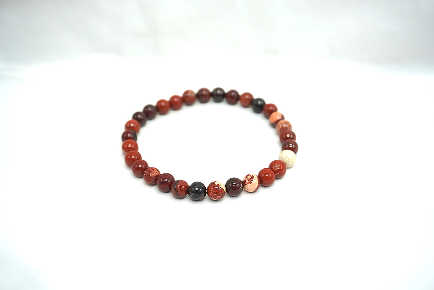 BRACELET JASPE BRESCHIA 6MM