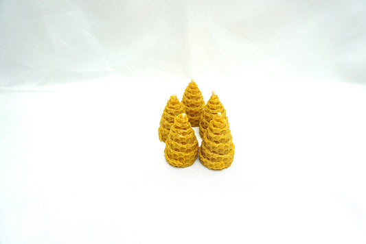 BOUGIE CIRE D'ABEILLE SAPIN 5CM