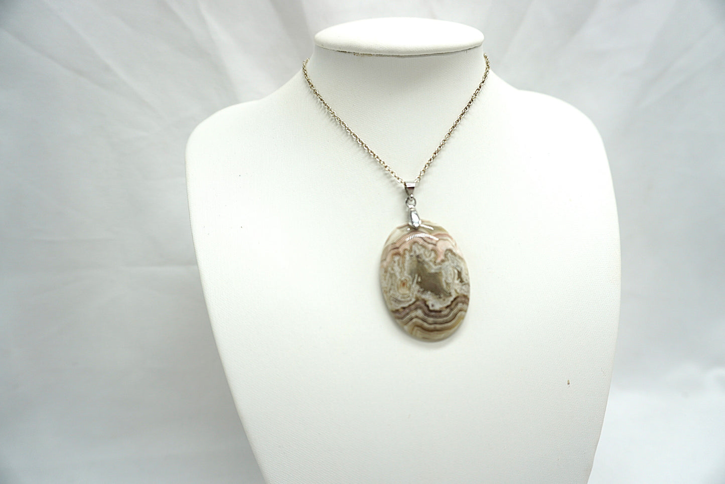 PENDENTIF AGATE CRAZY LACE (ref 1)