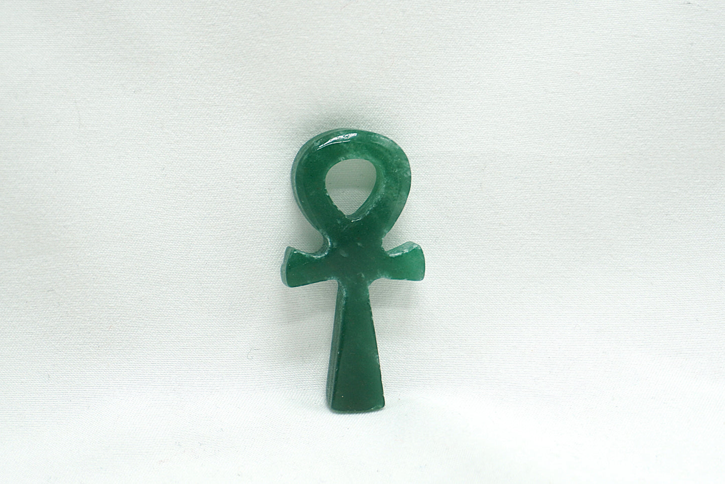 CROIX DE ANKH AVENTURINE VERTE
