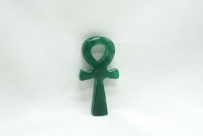 CROIX DE ANKH AVENTURINE VERTE