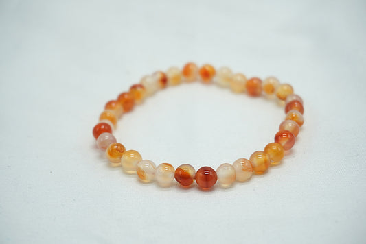 BRACELET CORNALINE 6MM