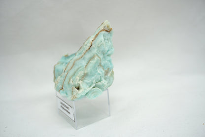 BRUT ARAGONITE BLEUE SUR SOCLE
