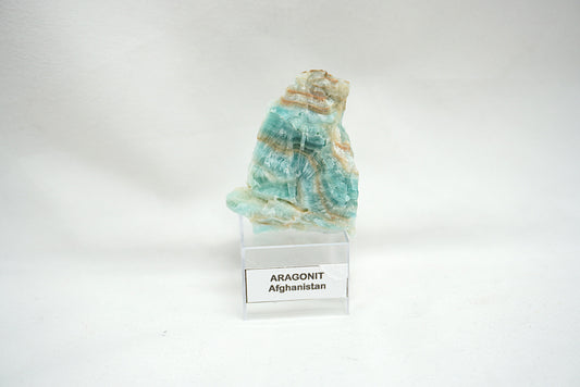 BRUT ARAGONITE BLEUE SUR SOCLE