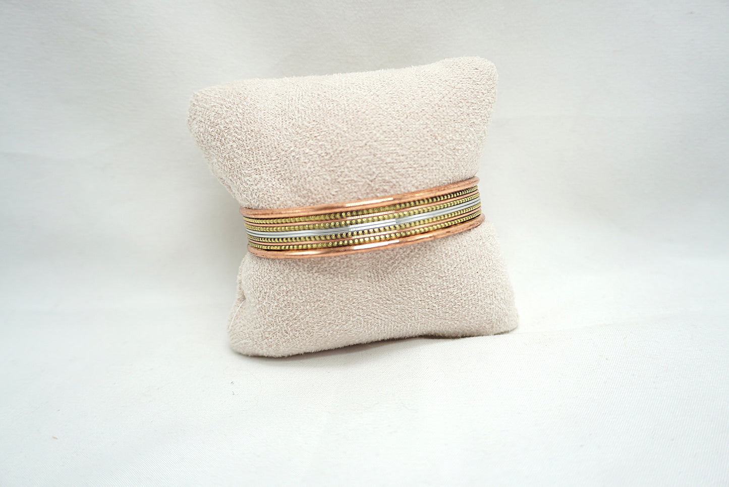 BRACELET CUIVRE MAGNETIQUE MOTIF BANDÉ