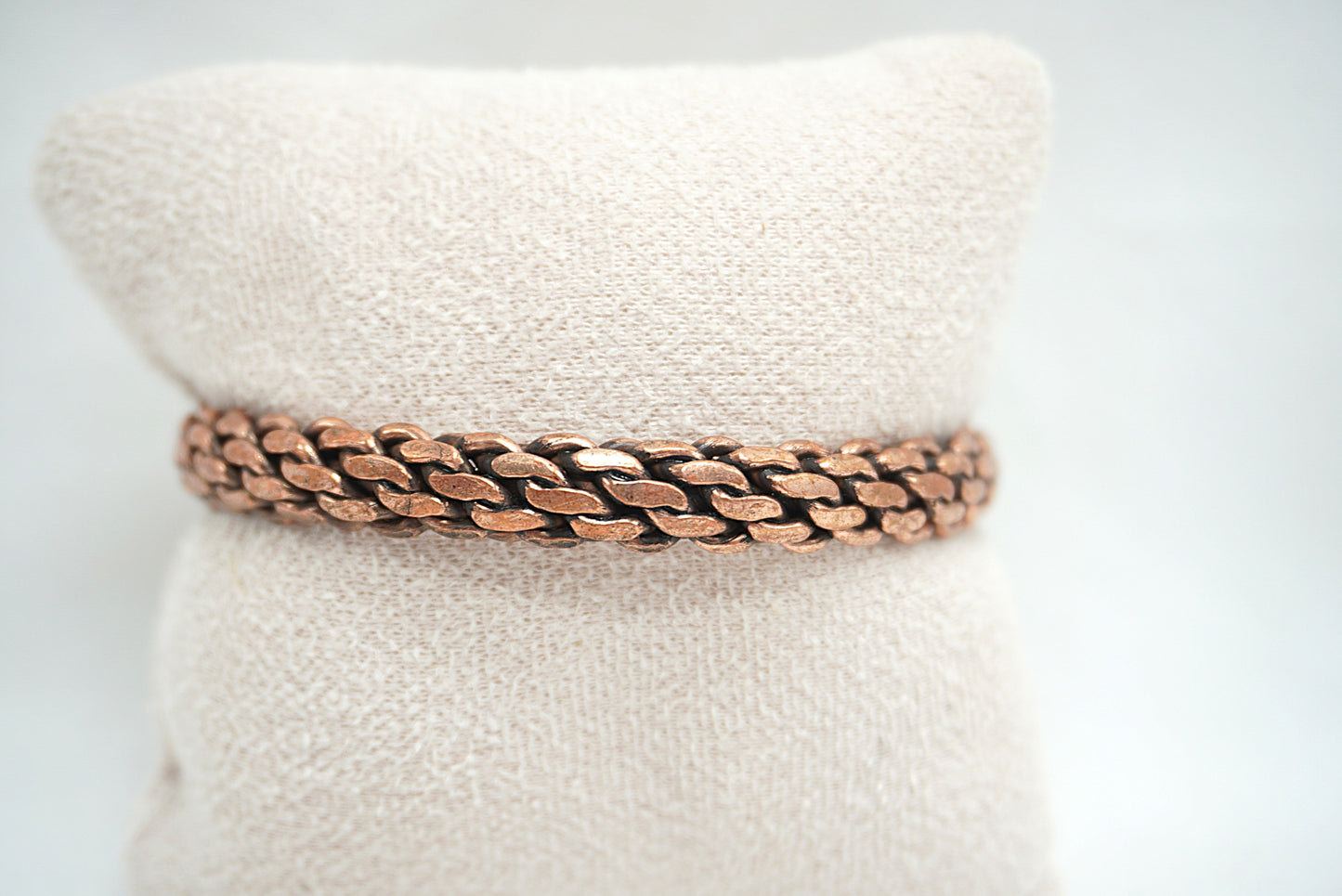 BRACELET CUIVRE TRESSÉ MAGNETIQUE