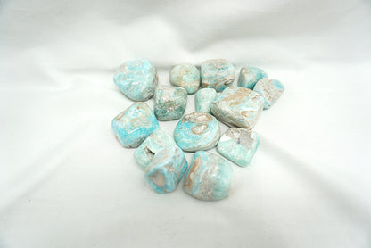 PIERRE ROULEE ARAGONITE BLEUE