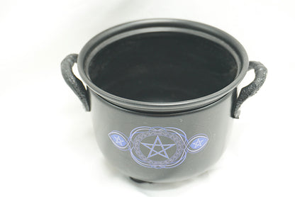 CHAUDRON AVEC PENTACLE BLEU