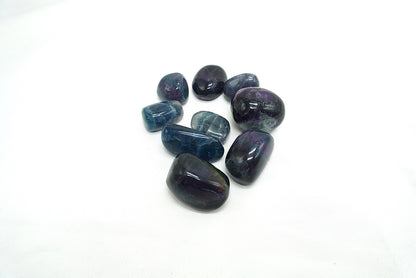 PIERRE ROULEE FLUORITE BLEUE