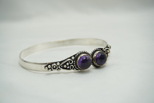 BRACELET AMETHYSTE LAITON