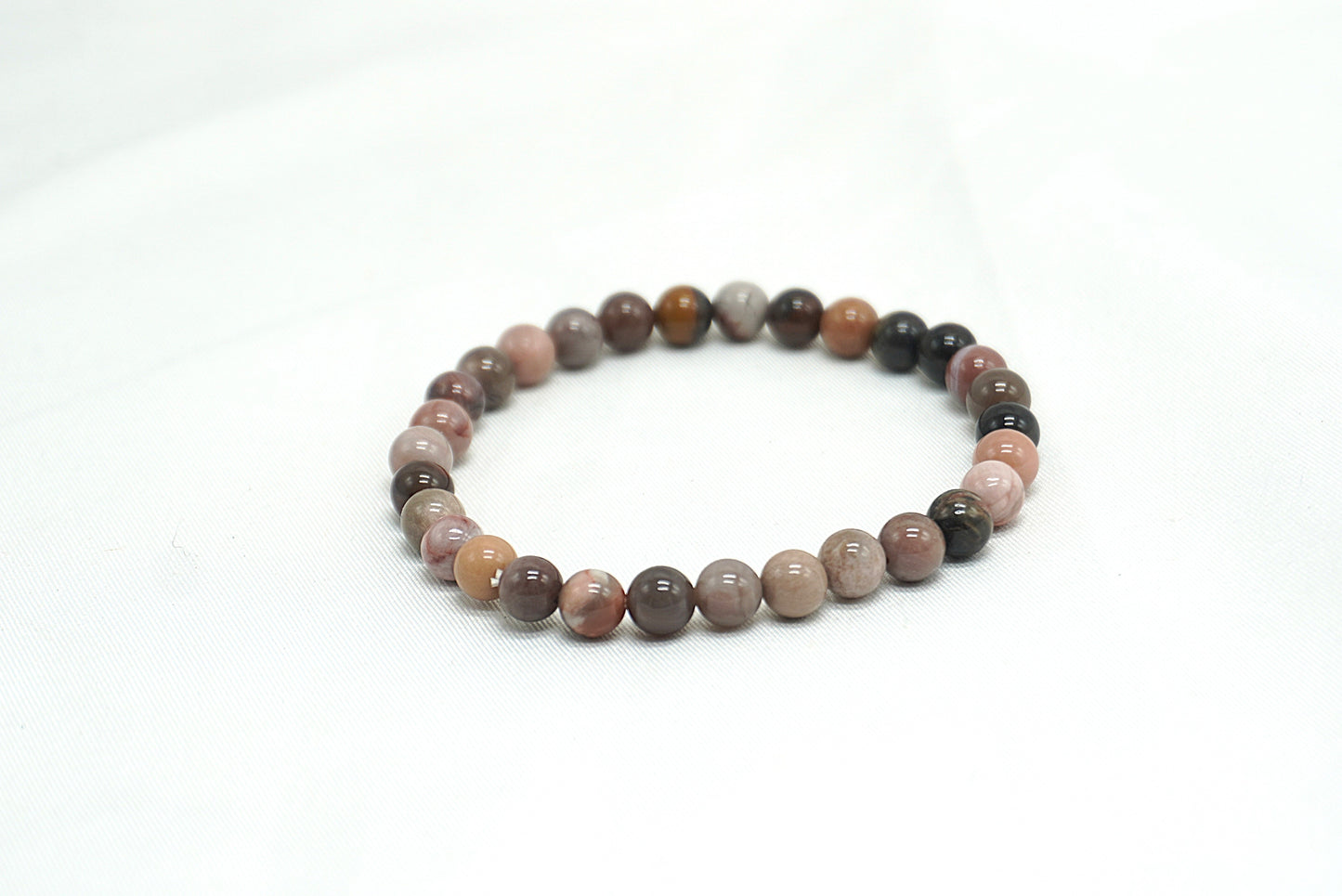 BRACELET BOIS FOSSILE 6MM