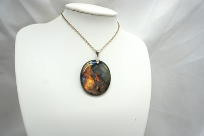 PENDENTIF LABRADORITE (ref 6)