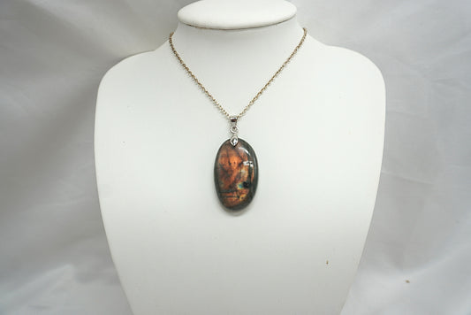 PENDENTIF LABRADORITE (ref 10)