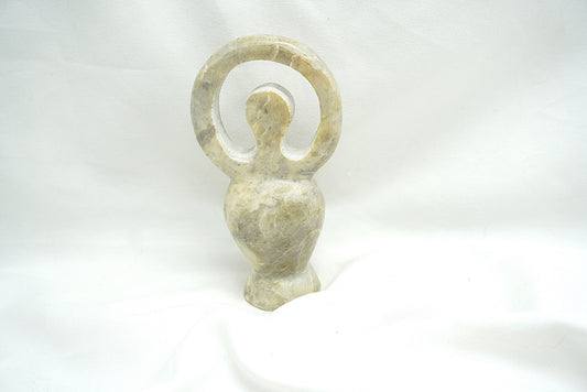 DEESSE SPIRALE STEATITE CLAIRE