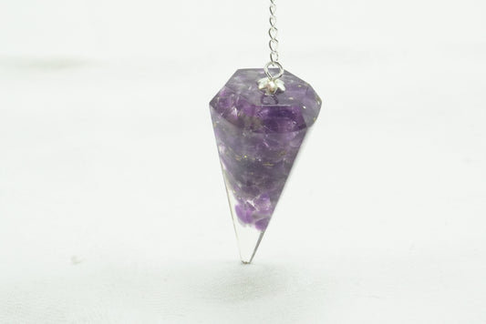 PENDULE ORGONITE AMETHYSTE