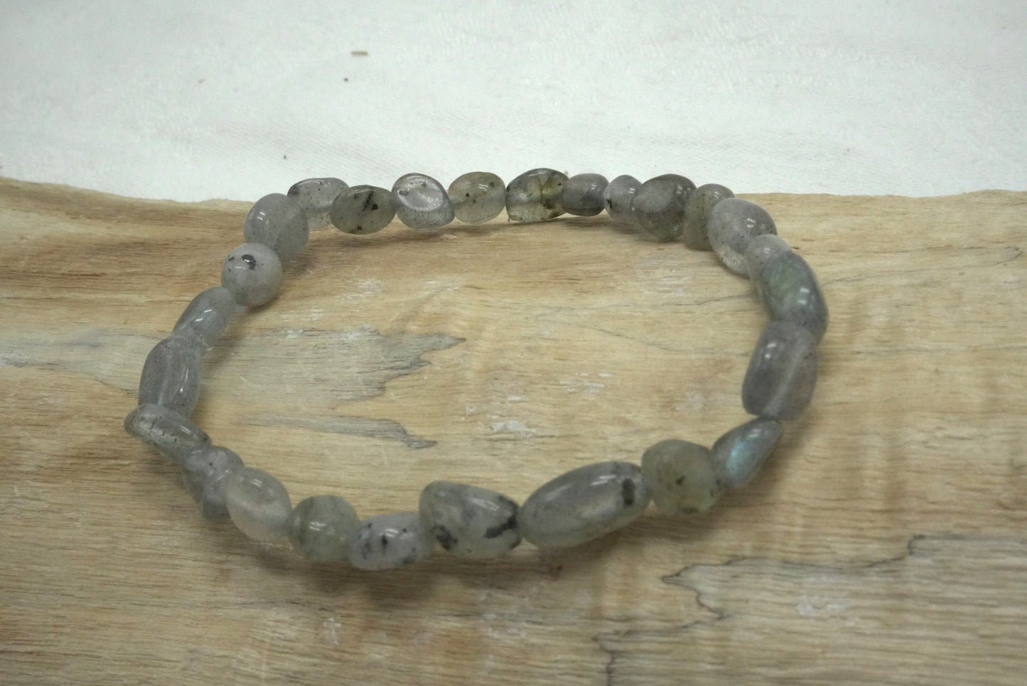 BRACELET LABRADORITE PIERRES ROULEES