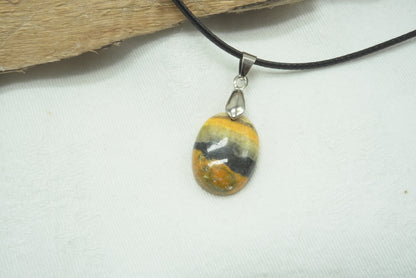 PENDENTIF JASPE BUMBLEBEE (BOURDON)