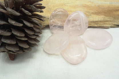 GALET PLAT QUARTZ ROSE