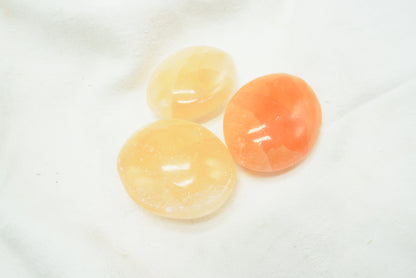 GALET SELENITE ORANGE