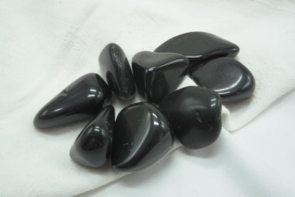PIERRE ROULEE OBSIDIENNE NOIRE