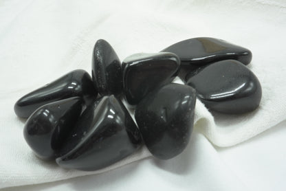 PIERRE ROULEE OBSIDIENNE NOIRE