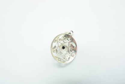 PENDENTIF ARTISANAL ONYX ARGENT