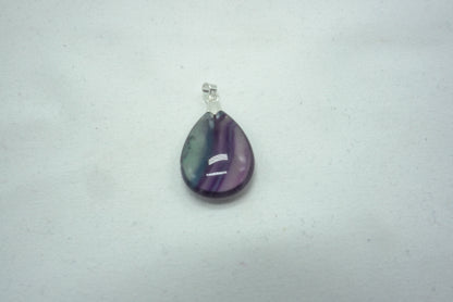 PENDENTIF FLUORINE MULTICOLORE GOUTTE