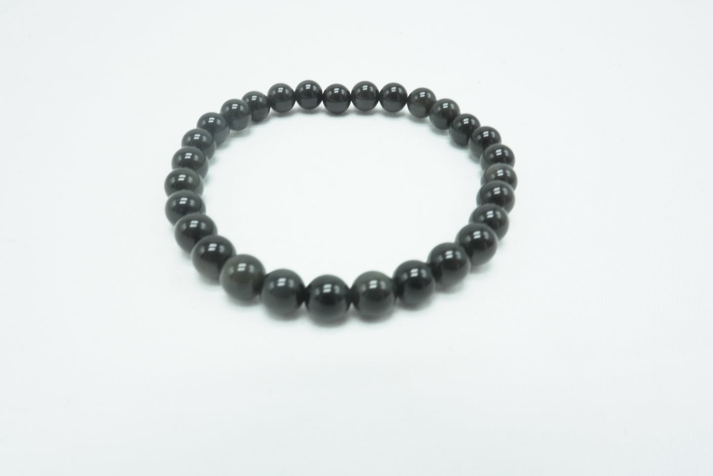 BRACELET OBSIDIENNE OEIL CELESTE 6MM