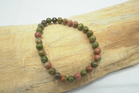 BRACELET UNAKITE 6MM