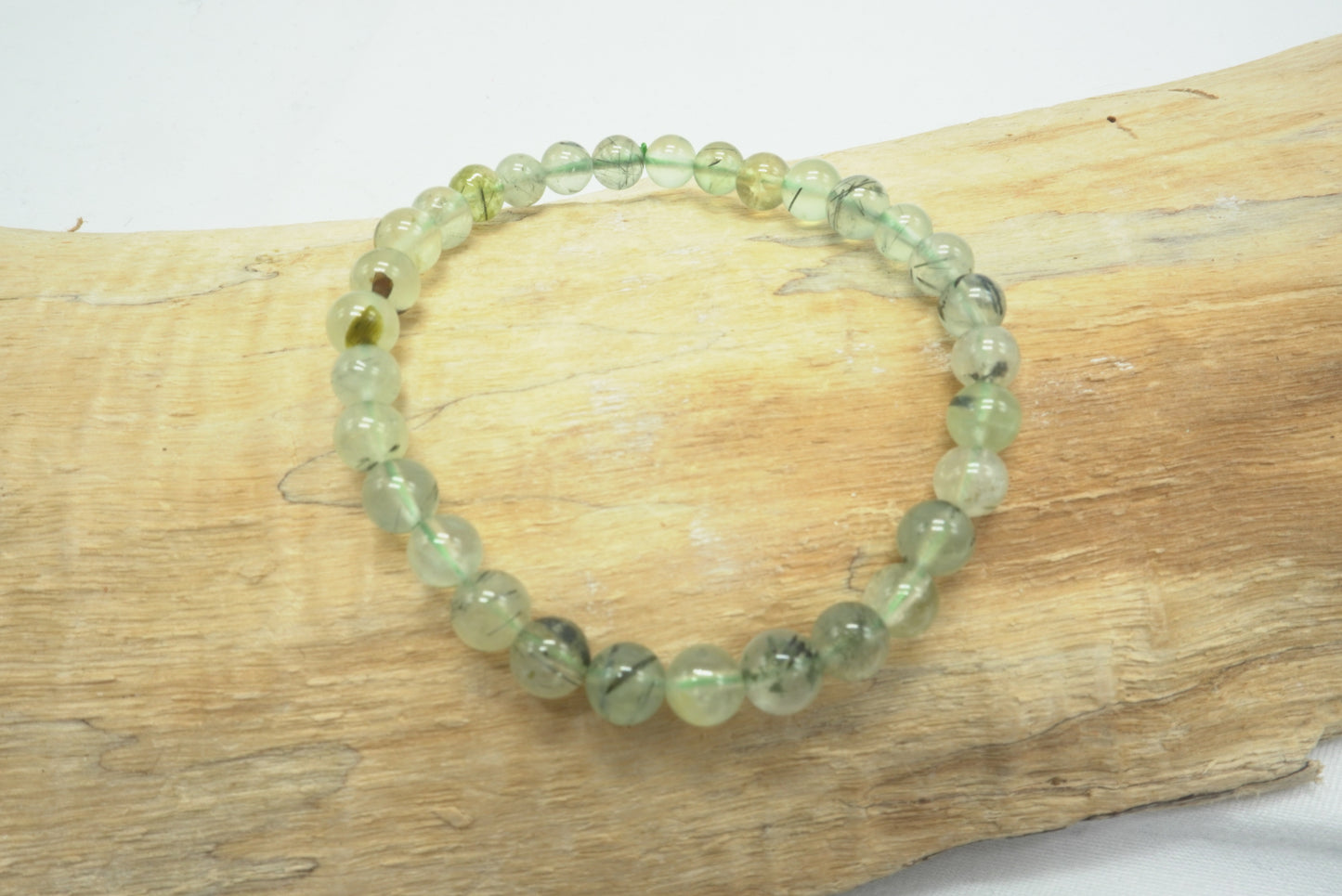 BRACELET PREHNITE 6MM