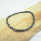 BRACELET HEMATITE 4MM