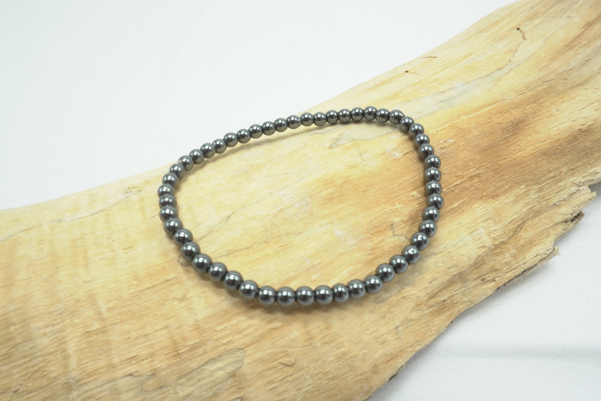 BRACELET HEMATITE 4MM