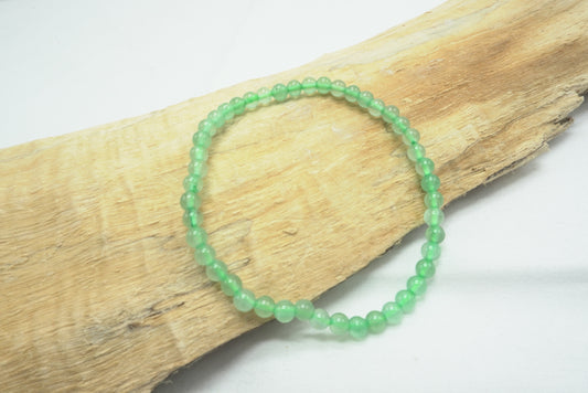 BRACELET AVENTURINE VERTE 4MM