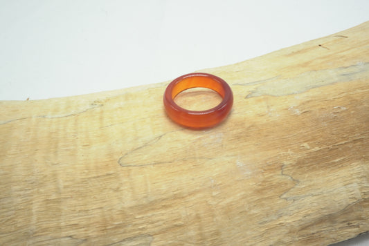 BAGUE JONC CORNALINE TAILLE 55