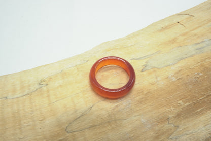BAGUE JONC CORNALINE TAILLE 55